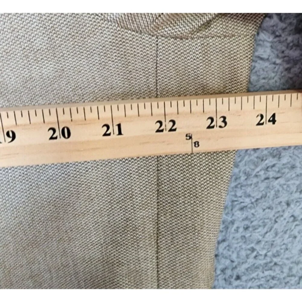 Lauren Ralph Lauren Beige 2 Button Blazer Suit Jacket Size 46 L Silk Wool Blend - Picture 8 of 14